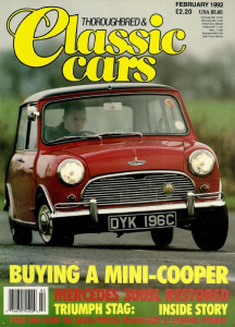 THOROUGHBRED & CLASSIC CARS 1992 FEB - 300SL, STAG